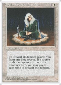 Circle of Protection Blue (15) - Fourth Edition