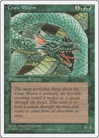 Craw Wurm (238) - Fourth Edition