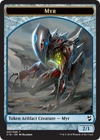 Myr 007 Thopter 008 Double Sided Token (7 // 8) - Commander 2018
