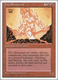 Fire Elemental (191) - Fourth Edition