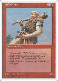 Hill Giant (201) - Fourth Edition