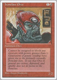 Ironclaw Orcs (206) - Fourth Edition