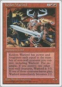 Keldon Warlord (207) - Fourth Edition