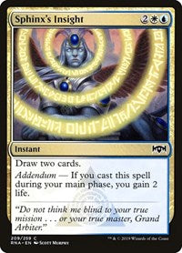 Sphinxs Insight (209) - Ravnica Allegiance