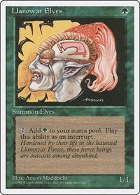 Llanowar Elves (145) - Fourth Edition