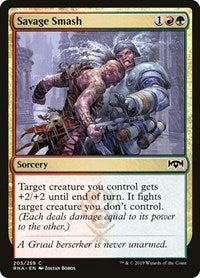Savage Smash (203) - Ravnica Allegiance