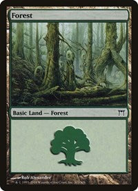 Forest 303 (303) - Champions of Kamigawa