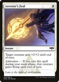 Arresters Zeal (4) - Ravnica Allegiance