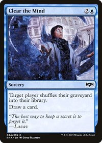 Clear the Mind (34) - Ravnica Allegiance
