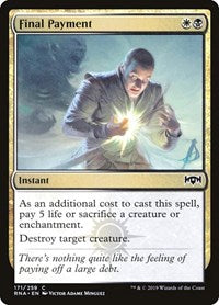 Final Payment (171) - Ravnica Allegiance