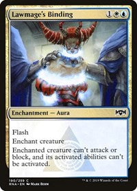 Lawmages Binding (190) - Ravnica Allegiance