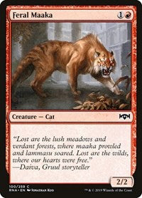 Feral Maaka (100) - Ravnica Allegiance