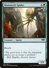 Mammoth Spider (132) - Ravnica Allegiance