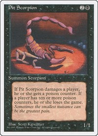 Pit Scorpion (153) - Fourth Edition