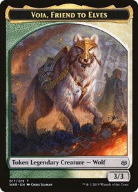 Voja Friend to Elves Token (17) - War of the Spark