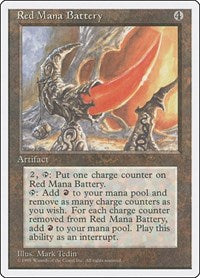 Red Mana Battery (343) - Fourth Edition