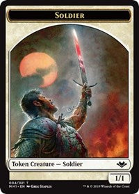 Soldier Elemental 009 Double Sided Token (4 // 9) - Modern Horizons