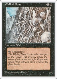 Wall of Bone (168) - Fourth Edition