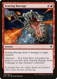 Searing Barrage (140) - Throne of Eldraine
