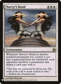 Martyr's Bond (19/318) - The List Reprints