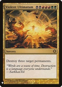 Violent Ultimatum (206/249) - The List Reprints