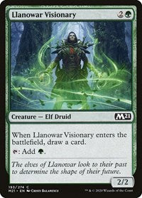Llanowar Visionary (193) - Core Set 2021