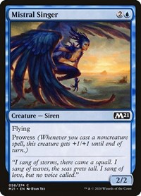 Mistral Singer (58) - Core Set 2021