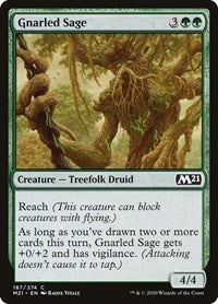 Gnarled Sage (187) - Core Set 2021