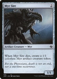 Myr Sire (475) - Jumpstart