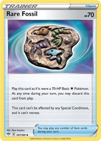 Rare Fossil (167/189) - SWSH03: Darkness Ablaze