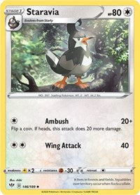 Staravia (146/189) - SWSH03: Darkness Ablaze