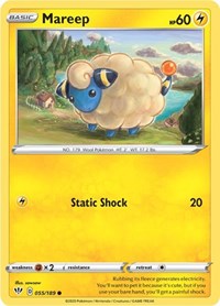 Mareep (055/189) - SWSH03: Darkness Ablaze