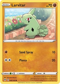 Larvitar (086/189) - SWSH03: Darkness Ablaze