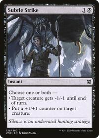 Subtle Strike (128) - Zendikar Rising