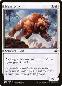 Mesa Lynx (28) - Zendikar Rising