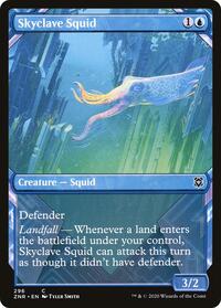Skyclave Squid Showcase (296) - Zendikar Rising