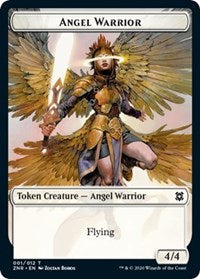 Angel Warrior Insect Double Sided Token (1 // 7) - Zendikar Rising
