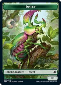 Insect Kor Warrior Double Sided Token (7 // 4) - Zendikar Rising