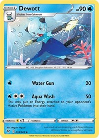 Dewott (034/185) - SWSH04: Vivid Voltage