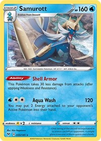 Samurott (035/185) - SWSH04: Vivid Voltage