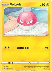 Voltorb (045/185) - SWSH04: Vivid Voltage