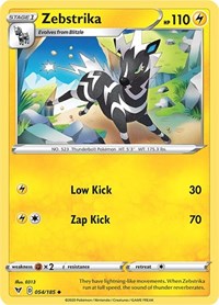 Zebstrika (054/185) - SWSH04: Vivid Voltage