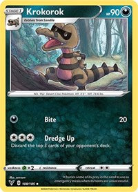 Krokorok (108/185) - SWSH04: Vivid Voltage