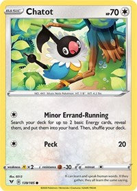 Chatot (139/185) - SWSH04: Vivid Voltage