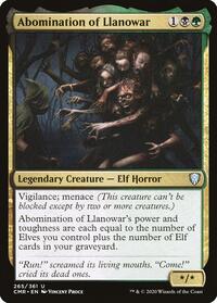 Abomination of Llanowar (265) - Commander Legends