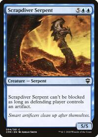 Scrapdiver Serpent (94) - Commander Legends