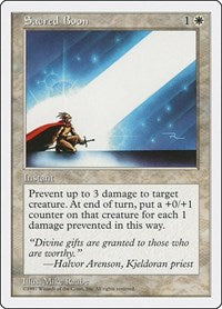 Sacred Boon (57) - Fifth Edition