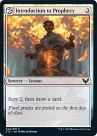 Introduction to Prophecy (4) - Strixhaven: School of Mages