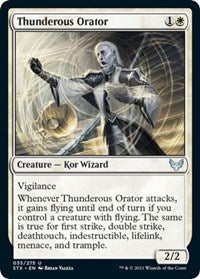 Thunderous Orator (35) - Strixhaven: School of Mages