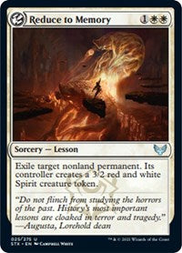 Reduce to Memory (25) - Strixhaven: School of Mages